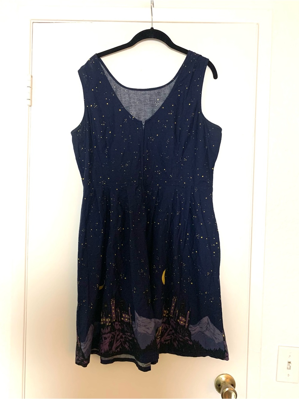 ModCloth Black Friday Harry Potter I Solemley Swear Midnight Dress Navy Blue - Picture 4 of 15